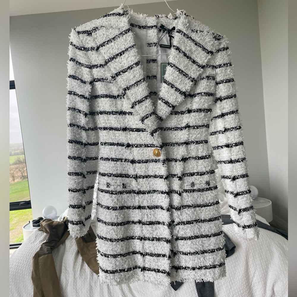 Balmain stripes tweed blazer - Picture 5 of 5